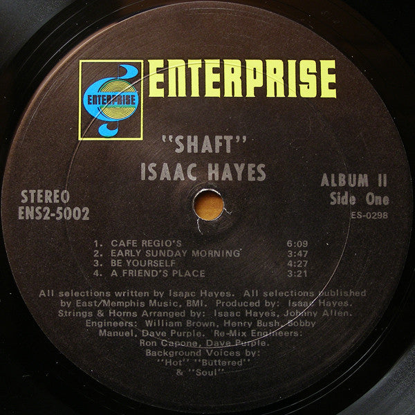 Isaac Hayes : Shaft (2xLP, Album, Blu)