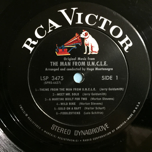 Hugo Montenegro : Original Music From The Man From U.N.C.L.E. (LP, Album, Hol)