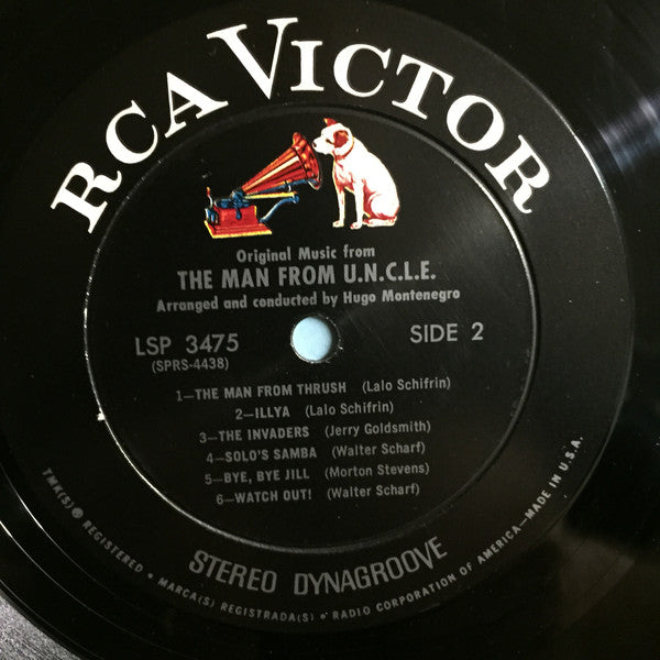 Hugo Montenegro : Original Music From The Man From U.N.C.L.E. (LP, Album, Hol)