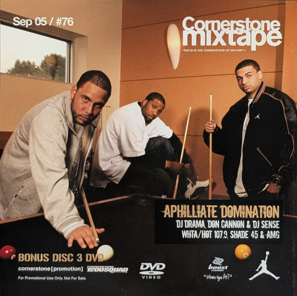 DJ Drama, Don Cannon, DJ Sense (4) : Cornerstone Mixtape: Sep 05 / #76 - Aphilliate Domination (CD, Mixed, Mixtape, Promo + CD, Comp, Promo + DVD-)
