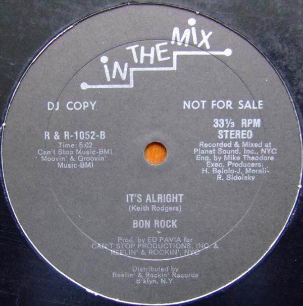 Bon Rock : B-Boy (12", Promo)