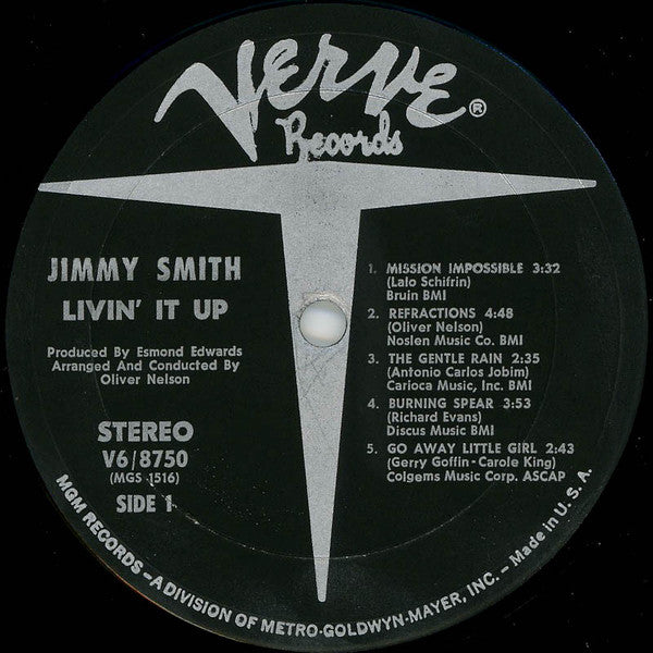 Jimmy Smith : Livin' It Up! (LP, Album)