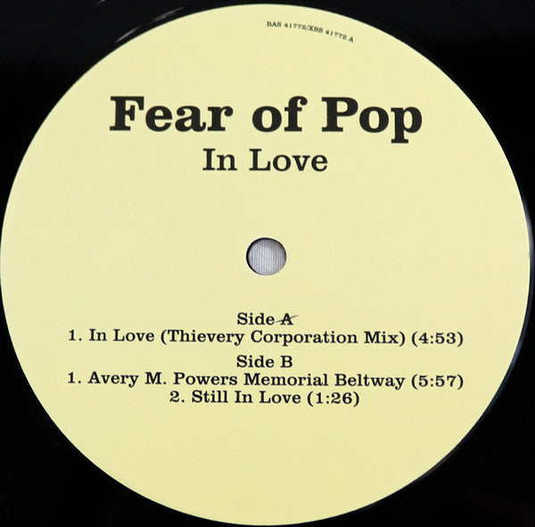 Fear Of Pop : In Love (2x12", Promo)
