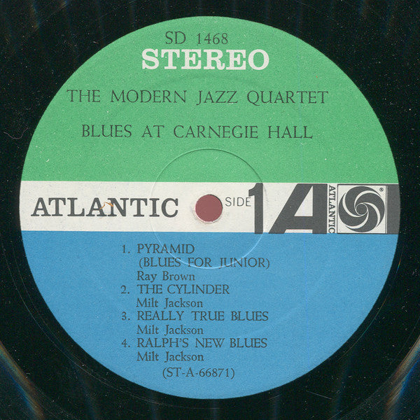 The Modern Jazz Quartet : Blues At Carnegie Hall (LP, Album, Gat)
