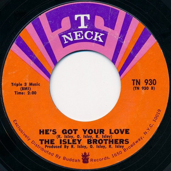 The Isley Brothers : Love The One You're With (7", Styrene, Pit)
