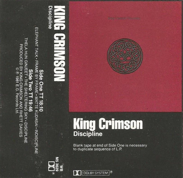 King Crimson : Discipline (Cass, Album)