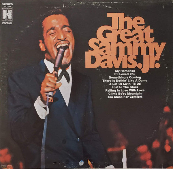 Sammy Davis Jr. : The Great Sammy Davis, Jr. (LP, Comp)