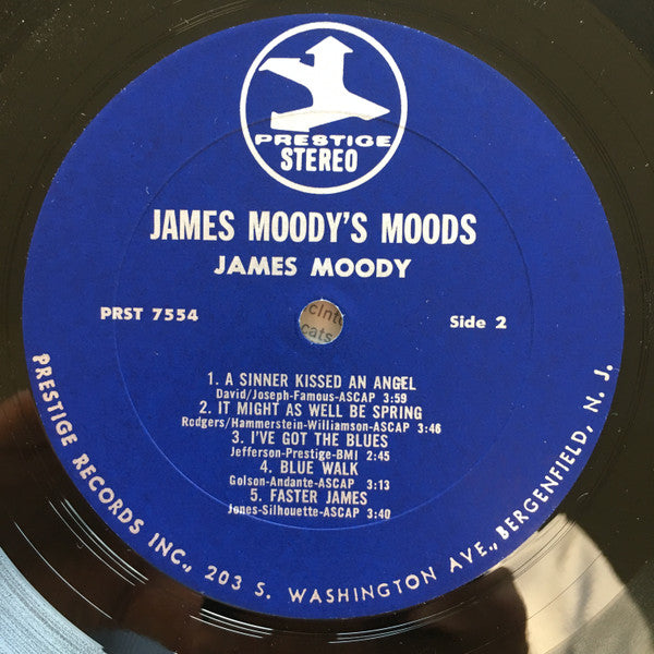 James Moody : James Moody's Moods (LP, Album, RE, RM)