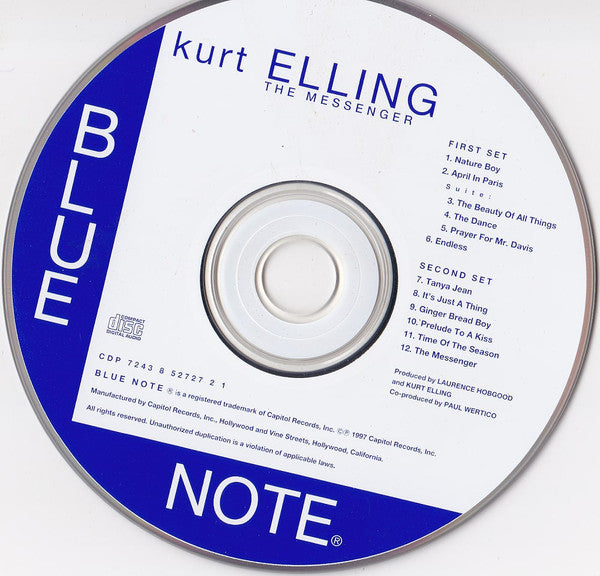 Kurt Elling : The Messenger (CD, Album)