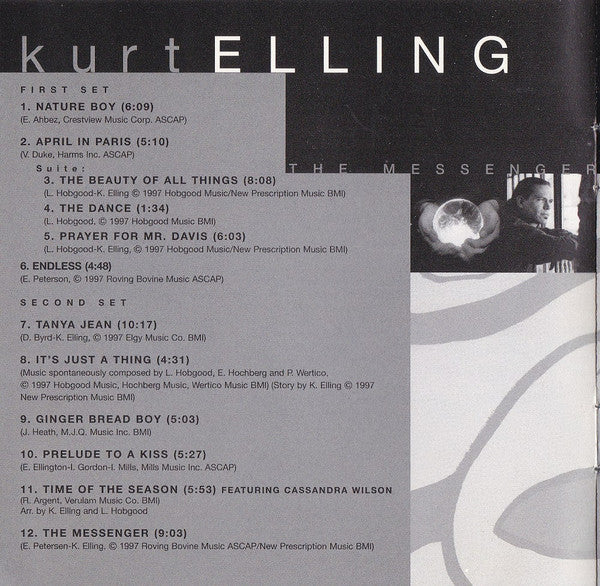 Kurt Elling : The Messenger (CD, Album)
