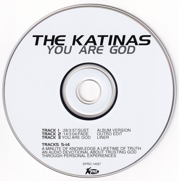 The Katinas : You Are God (CD, Single, Promo)