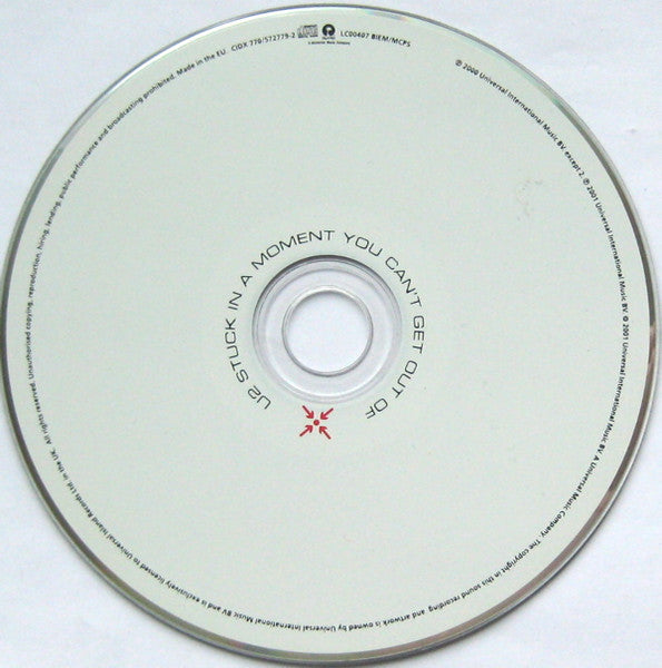 U2 : Stuck In A Moment You Can't Get Out Of (CD, Single, CD1)