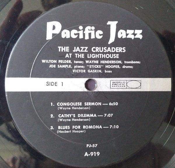 The Jazz Crusaders* : At The Lighthouse (LP, Album)