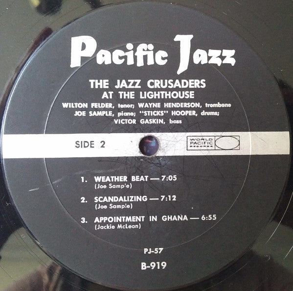 The Crusaders : At The Lighthouse (LP, Album)