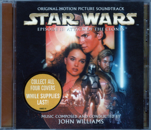 John Williams (4) : Star Wars Episode II: Attack Of The Clones (CD, Album, Pos)