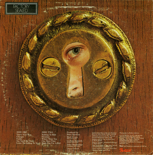 Contraband (8) : Nothing To Hide (LP, Album, Promo)