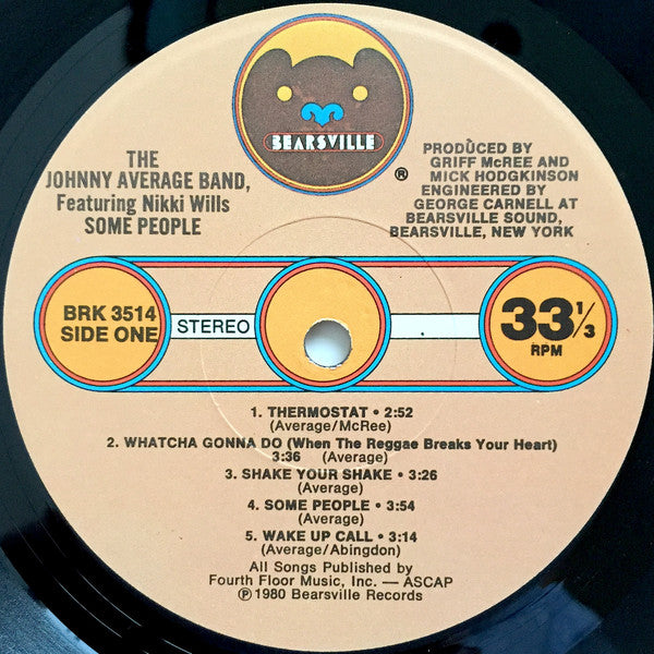 Johnny Average Band : Some People (LP, Album)