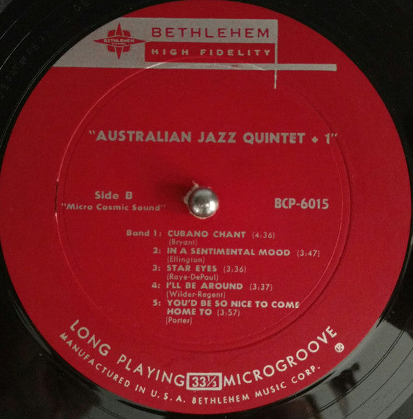 The Australian Jazz Quintet + Osie Johnson : Australian Jazz Quintet +1 (LP, Album)