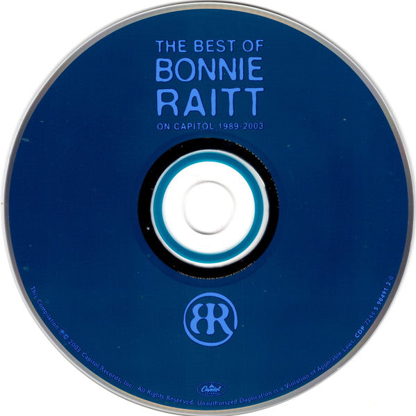 Bonnie Raitt : The Best Of Bonnie Raitt On Capitol 1989–2003 (CD, Comp, RE)