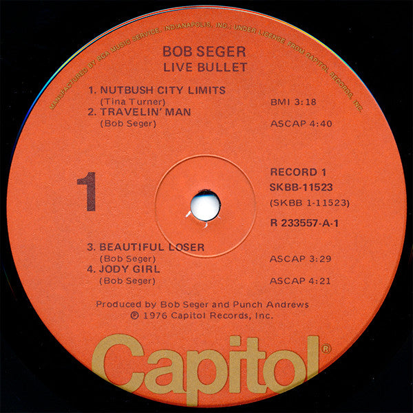 Bob Seger And The Silver Bullet Band : Live Bullet (2xLP, Album, Club, RCA)