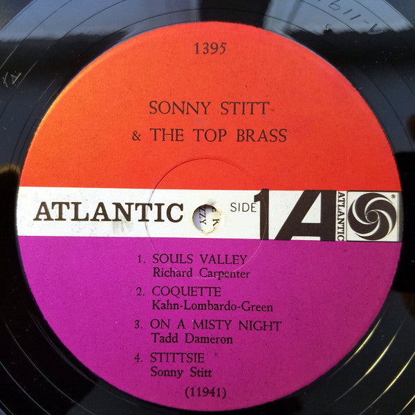Sonny Stitt : Sonny Stitt & The Top Brass (LP, Album, Mono)