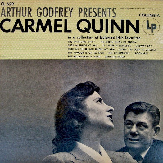 Carmel Quinn : Arthur Godfrey Presents Carmel Quinn (LP, Album, Mono)