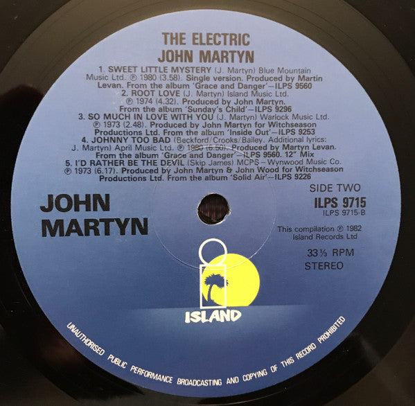 John Martyn : The Electric John Martyn (LP, Comp)