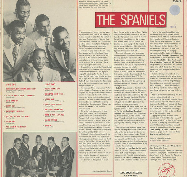 The Spaniels : 16 Soulful Serenades (LP, Comp, Mono)