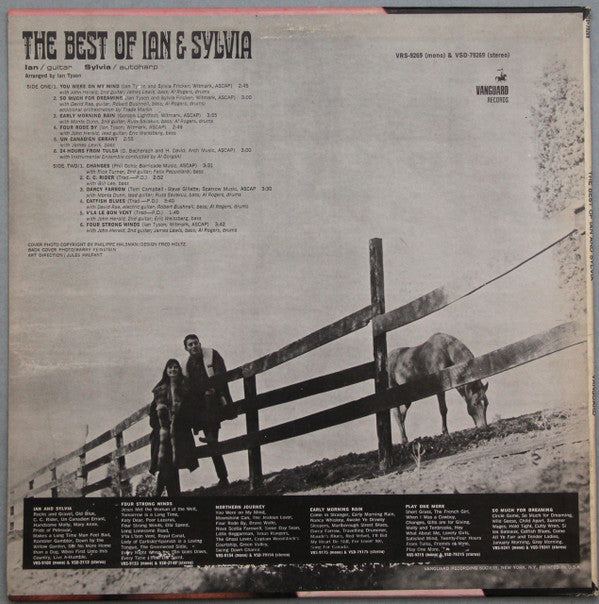 Ian & Sylvia : The Best Of Ian & Sylvia (LP, Comp, Pit)