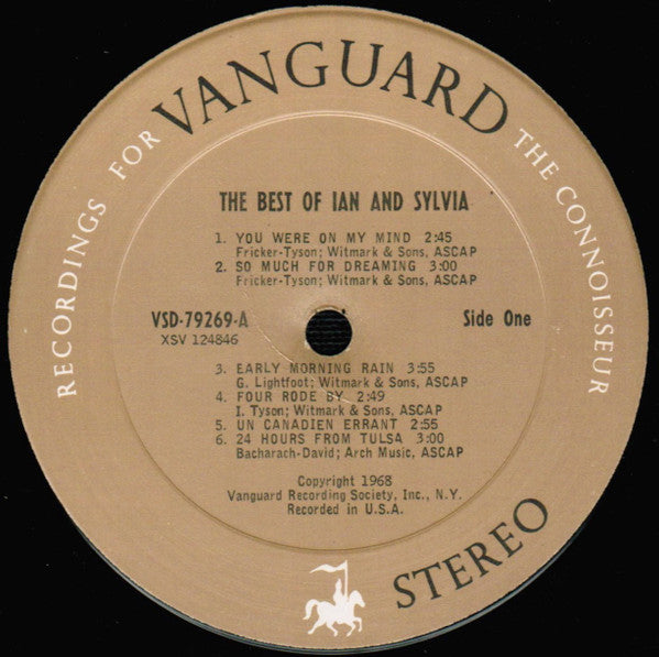 Ian & Sylvia : The Best Of Ian & Sylvia (LP, Comp, Pit)