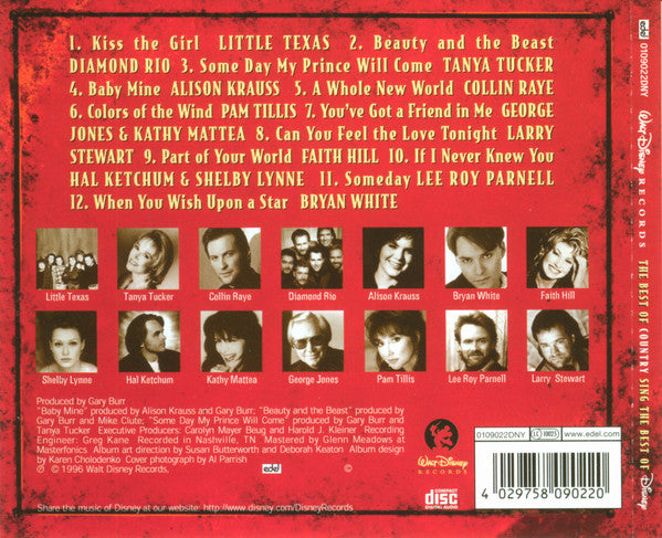 Various : The Best Of Country Sing The Best Of Disney (CD, Album)