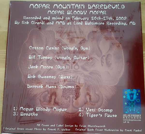 Mopar Mountain Daredevils : Mopar Bloody Mopar (12", Album, RSD, Red)