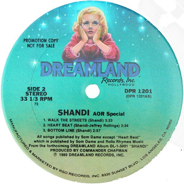 Shandi Sinnamon : AOR Special (12", Promo)
