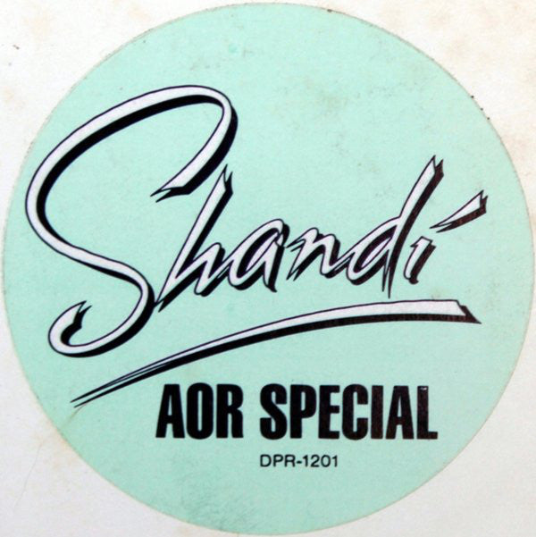 Shandi Sinnamon : AOR Special (12", Promo)