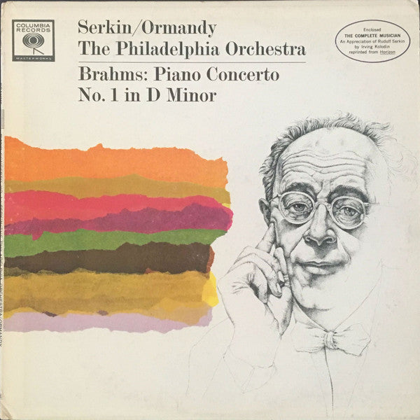 Rudolf Serkin / Eugene Ormandy, The Philadelphia Orchestra, Johannes Brahms : Piano Concerto No.1 In D Minor (LP, Mono)