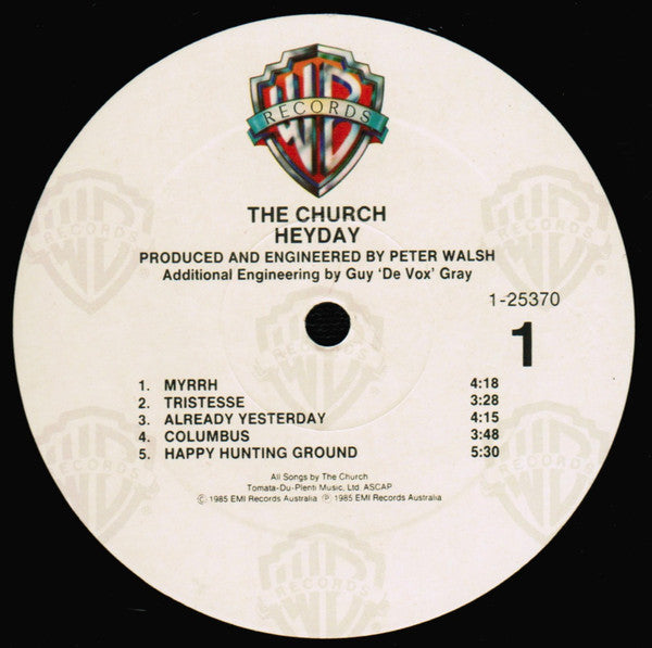 The Church : Heyday (LP, Album, All)
