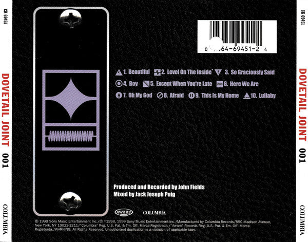 Dovetail Joint : 001 (CD, Album)