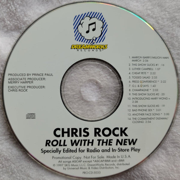 Chris Rock : Roll With The New (CD, Advance, Album, Promo)