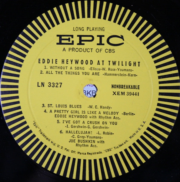 Eddie Heywood / Joe Bushkin : At Twilight (LP, Album)