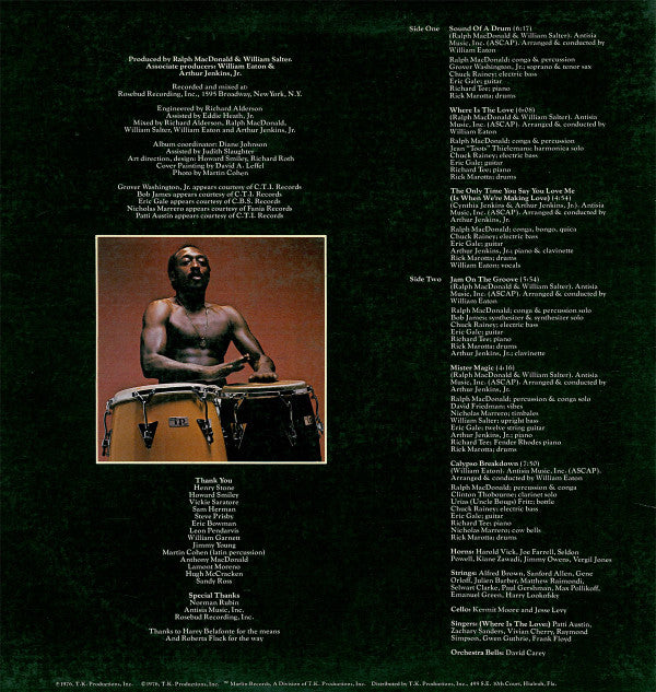 Ralph MacDonald : Sound Of A Drum (LP, Album)