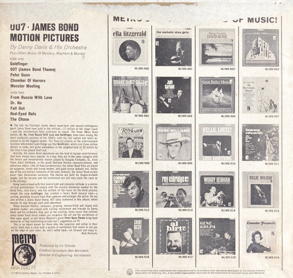 Various : Music Of Mystery, Mayhem And Murder (LP, Comp)