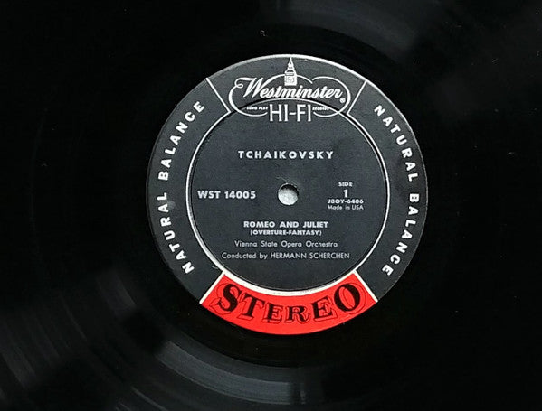 Tchaikovsky*, Vienna State Opera Orchestra* Conducted By Hermann Scherchen : 1812 Overture / Romeo And Juliet Overture (LP, Album)