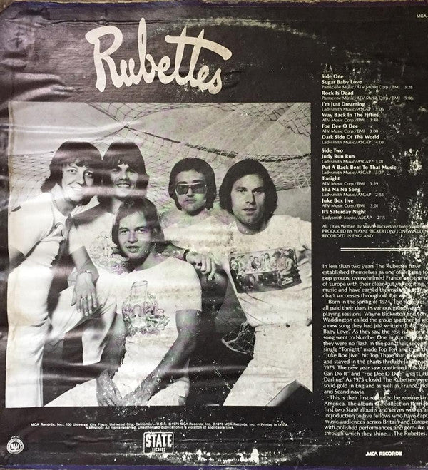 The Rubettes : Rubettes (LP, Comp)