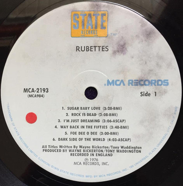 The Rubettes : Rubettes (LP, Comp)