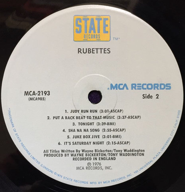 The Rubettes : Rubettes (LP, Comp)