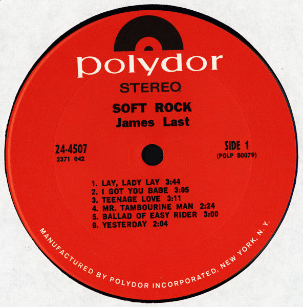 James Last : Soft Rock (LP, Comp)