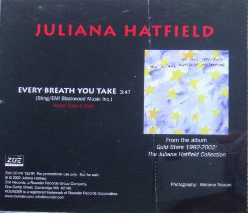 Juliana Hatfield : Every Breath You Take (CD, Single, Promo)