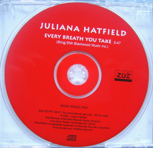 Juliana Hatfield : Every Breath You Take (CD, Single, Promo)