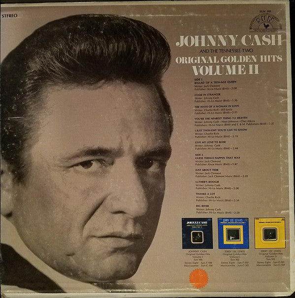 Johnny Cash & The Tennessee Two : Original Golden Hits Volume II (LP, Comp)