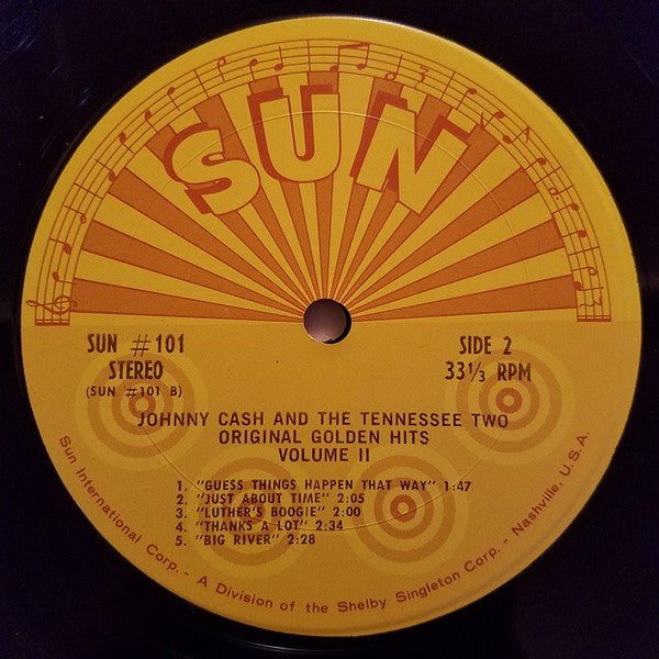 Johnny Cash & The Tennessee Two : Original Golden Hits Volume II (LP, Comp)
